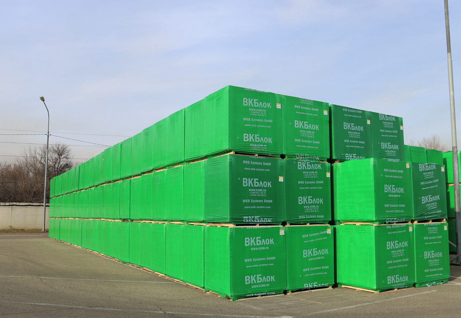 Пеноблоки стеновые ВКБлок 625х200х250, D500